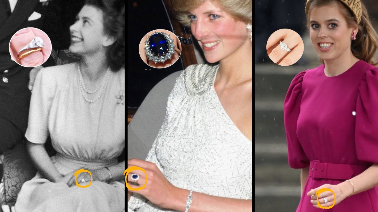 Os Anéis de Noivado da Família Real Britânica