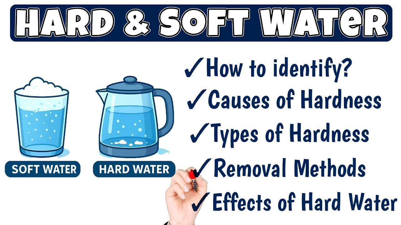 Hard Water & Soft water | How to identify | Causes | Types of Hardness | Removal Methods | Effects