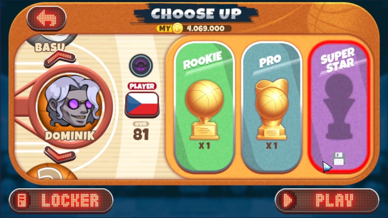 Head Basketball - Dominik (Czechia) - Super Star League