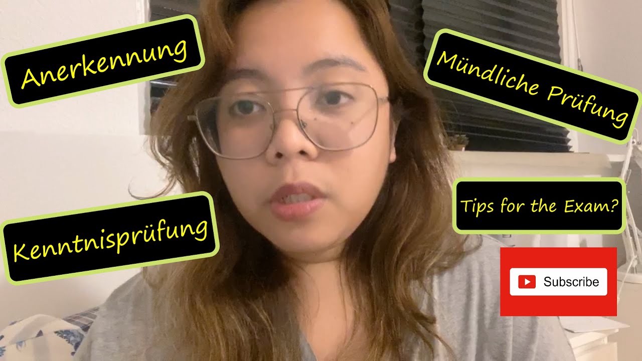 Kenntnisprüfung| Mündliche Prüfung and Tips Before the Exam