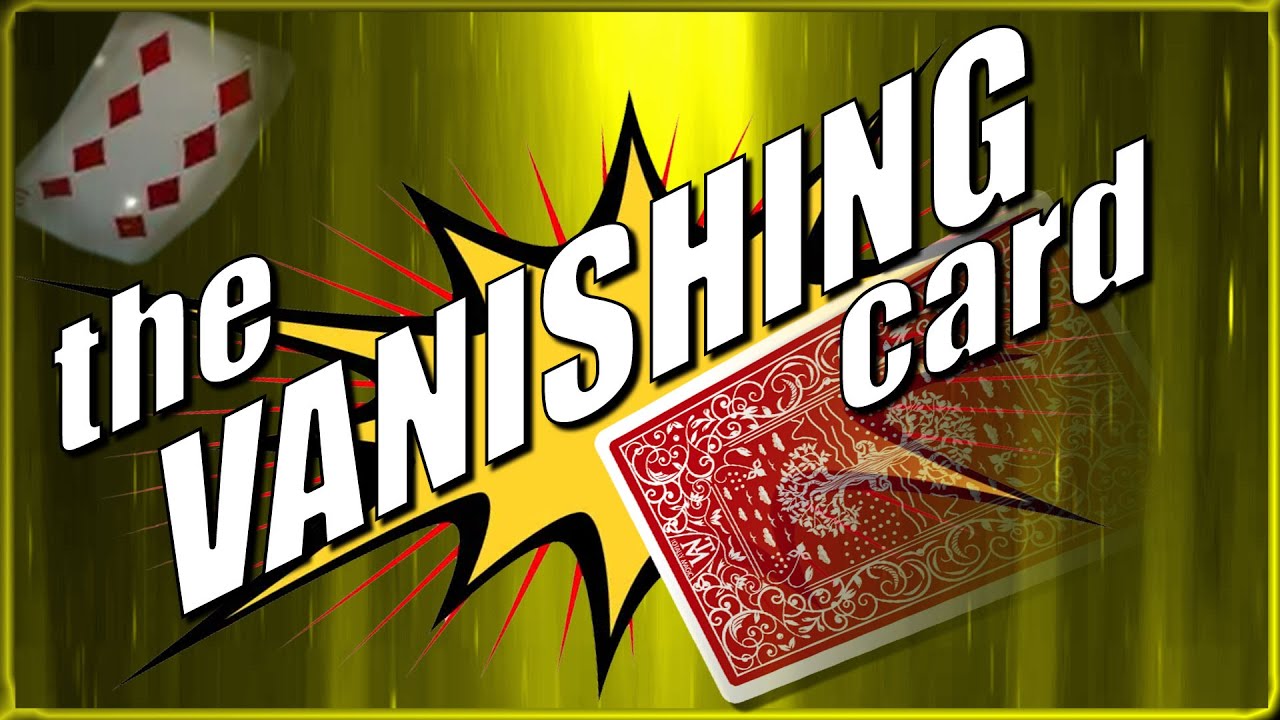 Vanishing Playing Card Trick - Make a Chosen Card Disappear