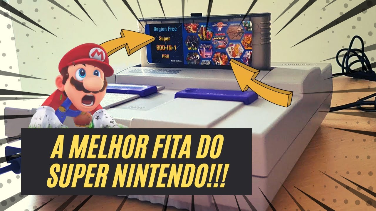 O melhor CARTUCHO do SUPER NINTENDO! Everdrive! 😎🕹🎮💾