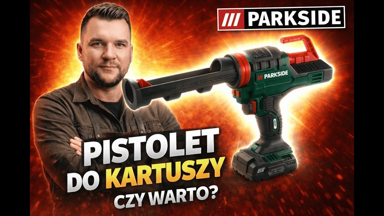 Akumulatorowy pistolet do kartuszy PARKSIDE PKPA 20-Li A2  - Test i recenzja - pistolet do silikonu