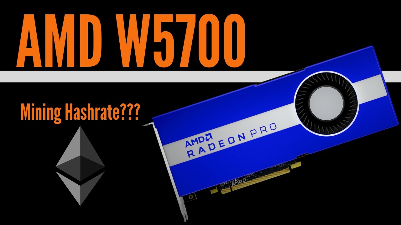 AMD W5700 Ethereum Mining Hashrate Review | HP W5700 GPU | Modding AMD W5700 Graphics Card