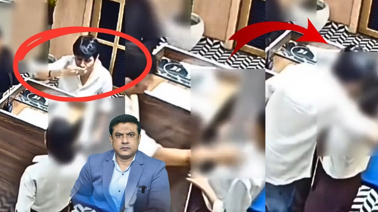 Receptionist Ke Sath Zabardasti Hug Aur Kiss | Video Hui Viral |