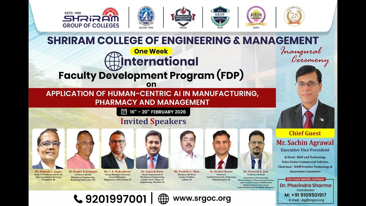 Inaugural Ceremony & First Expert Session | IFDP-HCAMPM 2026