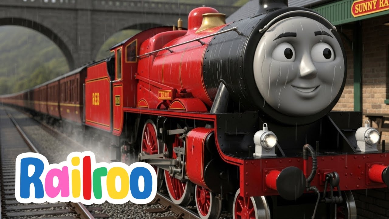 Ruby&rsquo;s Big Rainy Day &mdash; Helping Others | Cute Train Cartoon for Kids