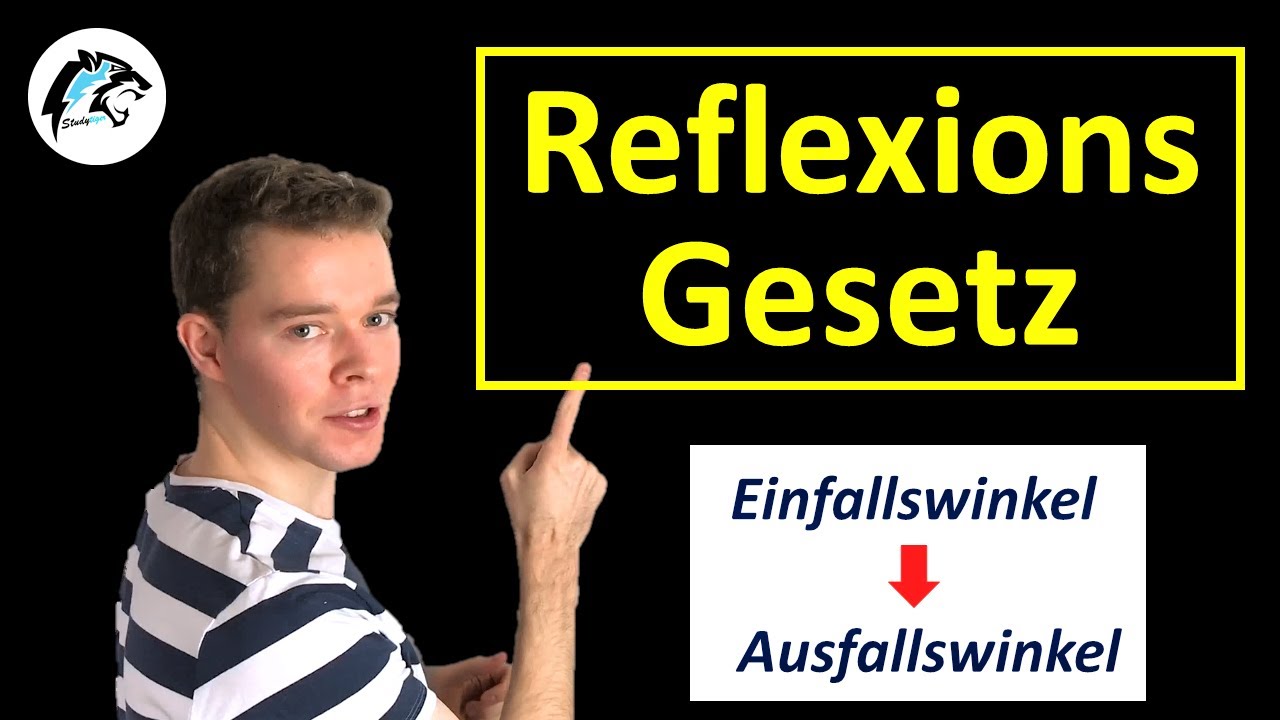 REFLEXIONSGESETZ (Einfallswinkel = Ausfallswinkel) | Physik Tutorial