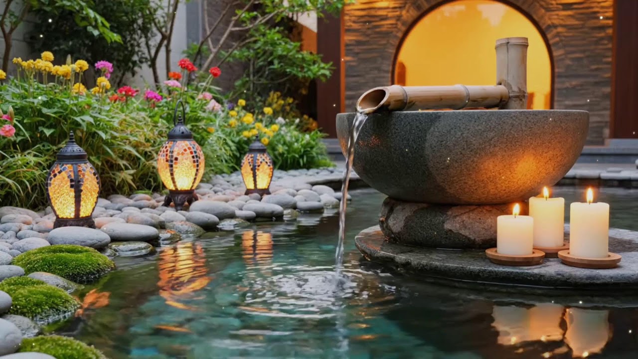 Healing Piano and Natural Water 🌿 Stress Relief, Calm Emotions, Deep Rest