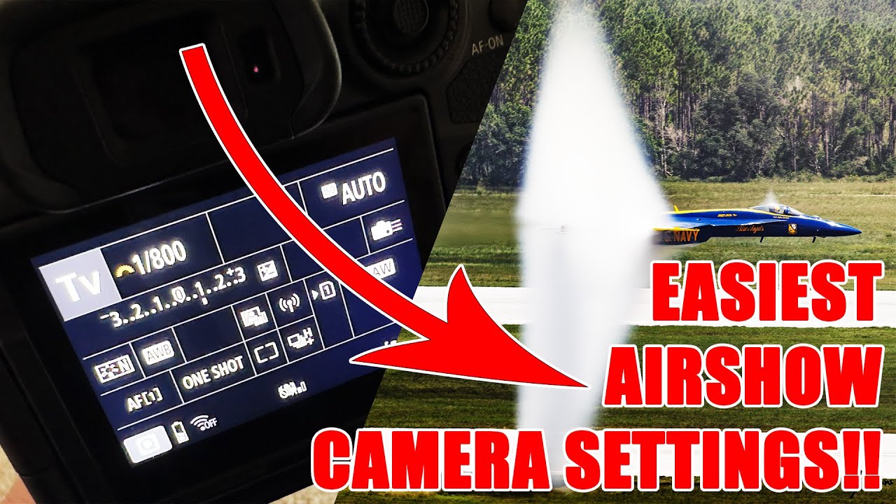 САМАЯ ПРОСТАЯ настройка камеры для авиашоу и авиационной фотосъемки!