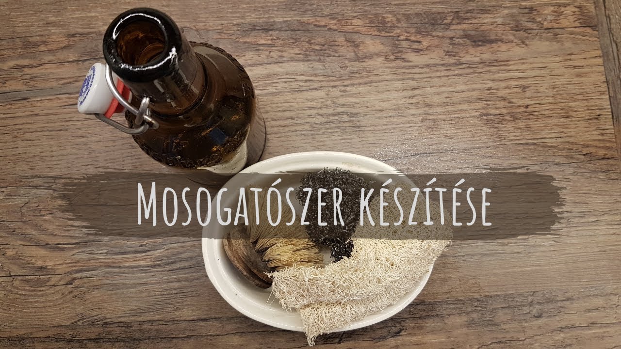 Mosogatószer készítése hulladék nélkül 💁‍♀️, kézi mosogatáshoz.