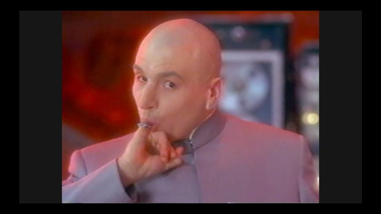 dr evil drinking austin powers mojo