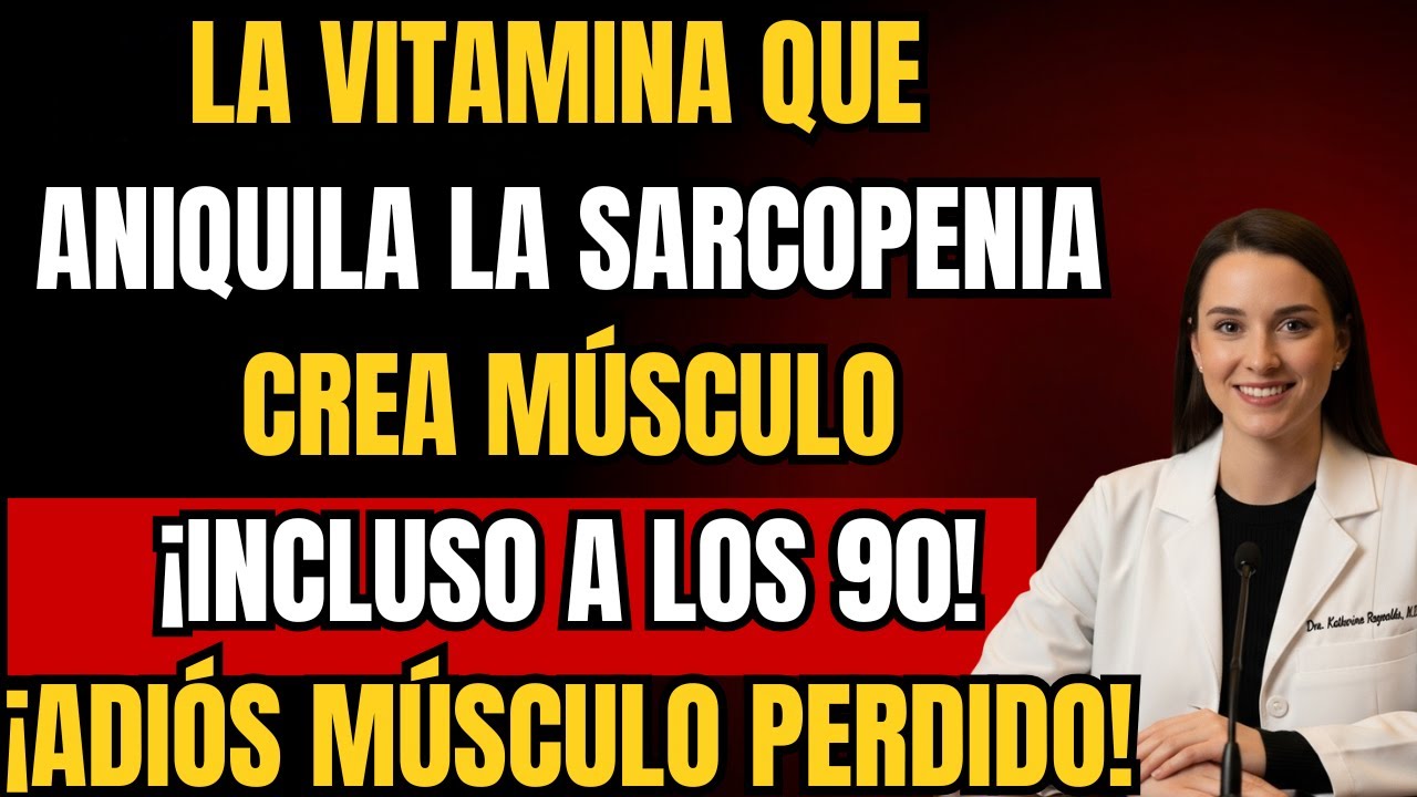 Más de 60 años Toma estas 5 VITAMINAS para recuperar músculo y combatir la sarcopenia