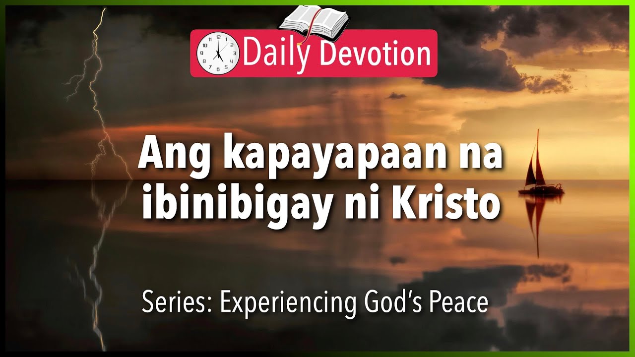 February 27: John 14:27  - The Peace Jesus Offers - 365 Daily Devotions