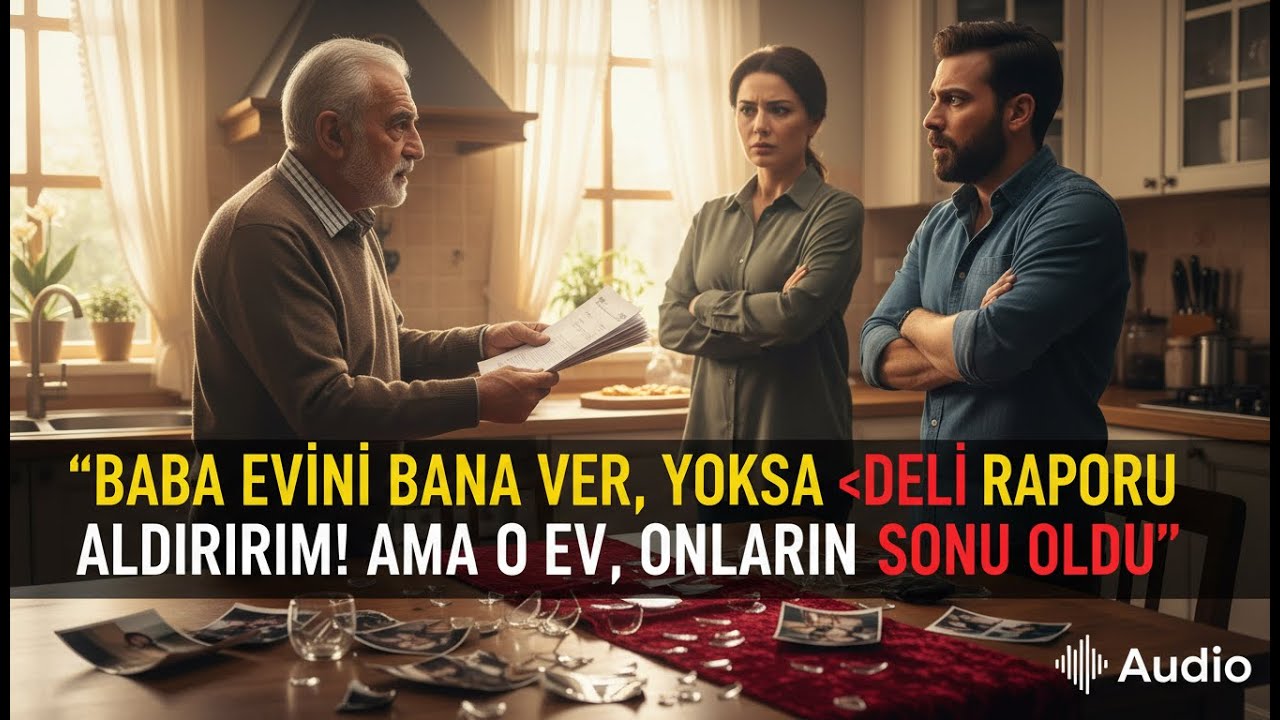 BABA EVİNİ BANA DEVRET, YOKSA SENİ AKIL HASTASI İLAN ETTİRİRİM! AMA O EV, OĞLUMUN