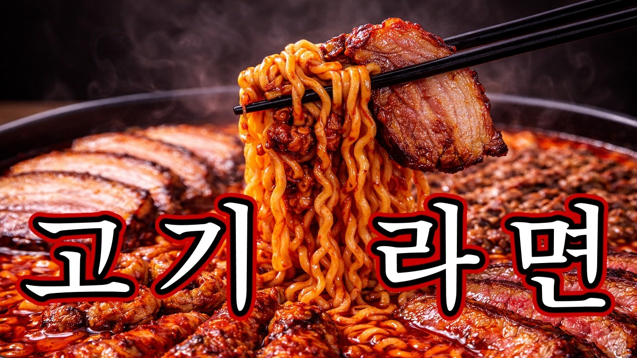 9가지 고기라면 레시피