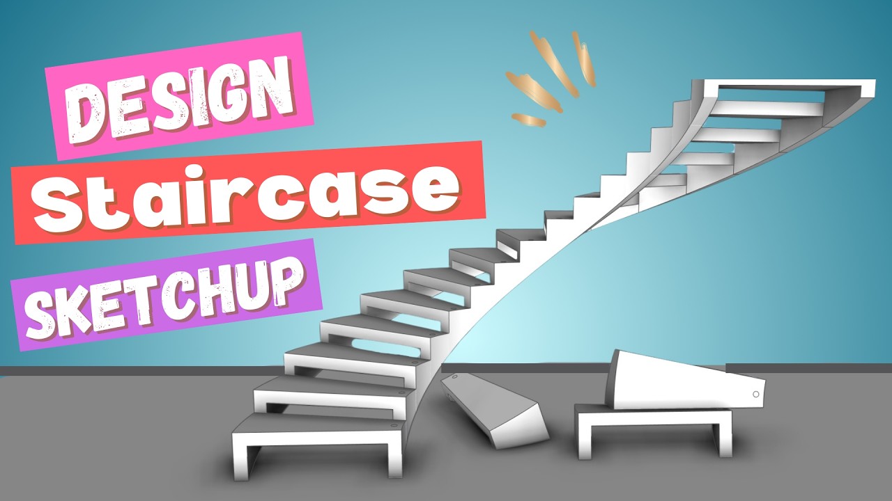 Wow Your Clients with EASY Spiral Staircases in SketchUp