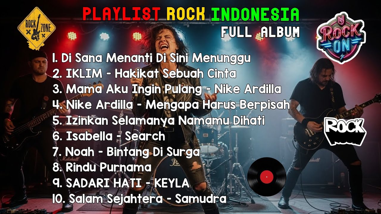 Lagu Rock Indonesia Paling Hits – Musik Rock Tanah Air yang Pernah Menguasai Setiap Generasi