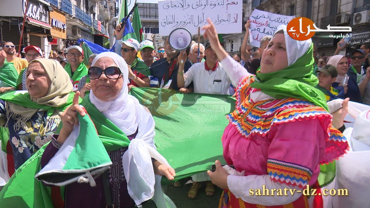 الجمعة 18 من الحراك  شعار جديد :  نحونا الفتنة  قبايل خاوتنا
