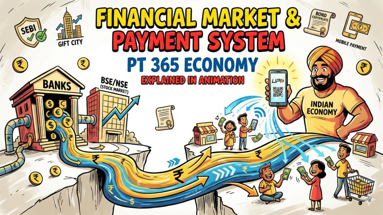 FINANCIAL MARKET & PAYMENT SYSTEM | PT 365 Economy Explained in Animation