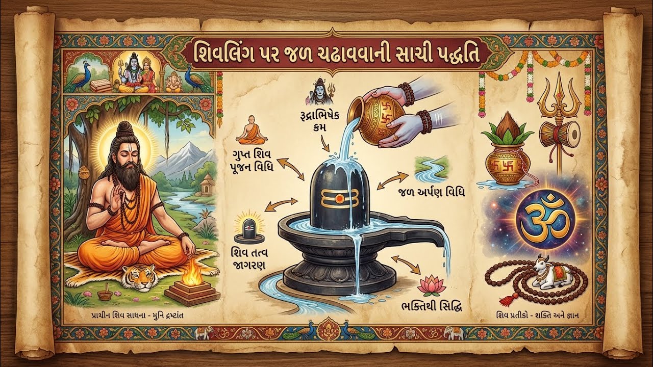 શિવલિંગ પર જળ ચઢાવતાં પહેલા જરૂર જાણો! 90% લોકો કરે છે આ મોટી ભૂલ | Shiv Puran Rahasya