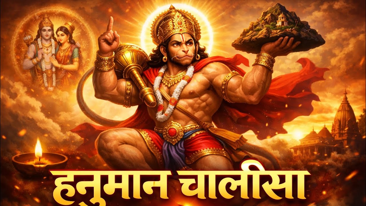 हनुमान चालीसा | Hanuman Chalisa Full Path | संकट मोचन हनुमान जी | Powerful Bhajan