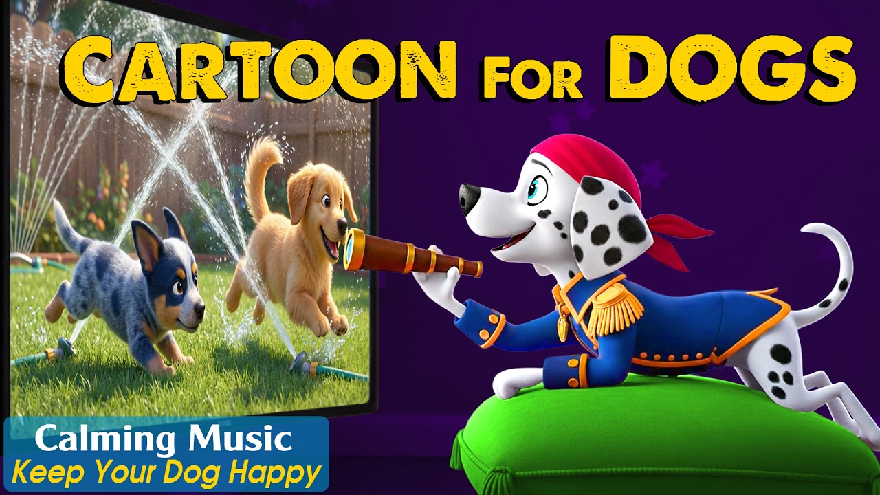 Dog Cartoon: Relaxing DOG TV to Keep Your Dog Entertained Home Alone &ndash; Anti-Anxiety Music for Dogs