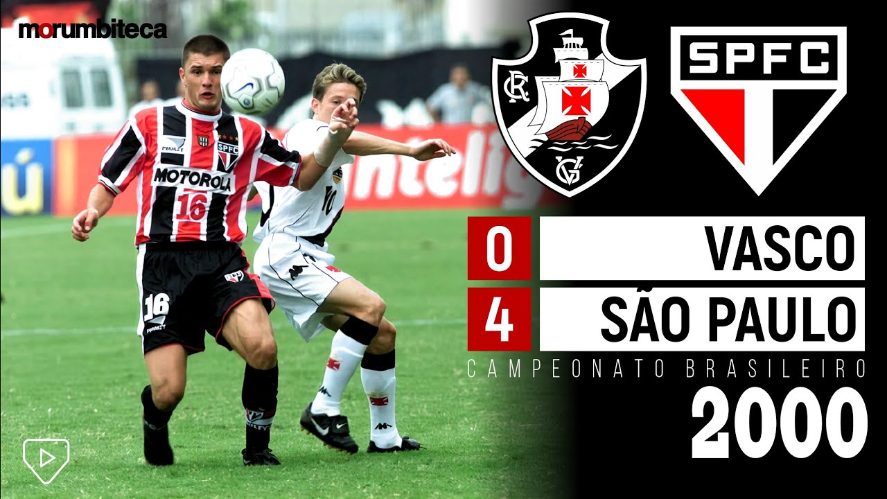 Vasco 0x4 São Paulo - 2000 - UM SHOW DO GAROTO FÁBIO SIMPLÍCIO E  UMA GOLEADA EM PLENO SÃO JANUÁRIO!