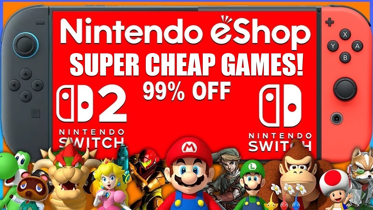 This Nintendo Eshop Sale Has SUPER CHEAP GAMES!