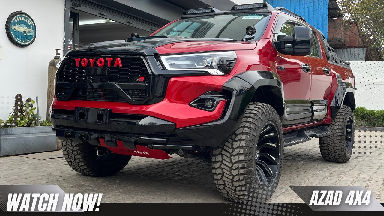 Toyota Hilux Modified India - GR Sports Body Kit by Azad 4x4 | Custom Off-Road Beast!