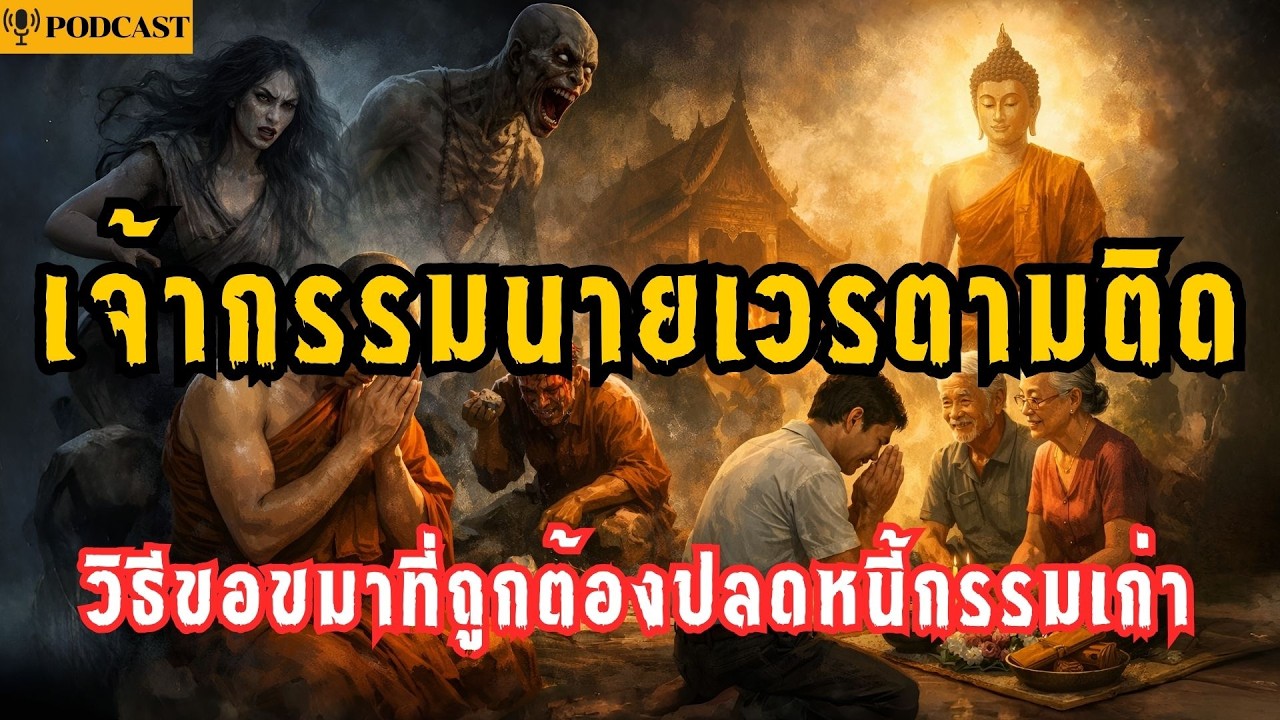 เจ้ากรรมนายเวรตามติด วิธีขอขมาที่ถูกต้องปลดหนี้กรรมเก่า |เปิดตาที่สาม