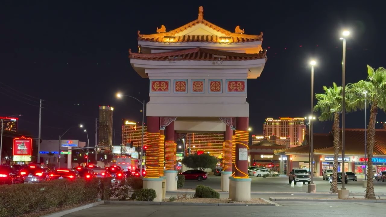 This is One Block in Las Vegas: Chinatown