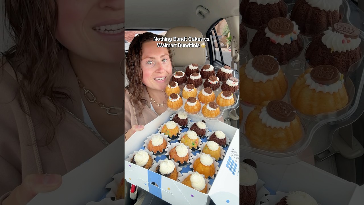 the ultimate bundt cake showdown&hellip;nothing bundt cakes vs. walmart 🛒 #newfood #dessert #walmartfinds