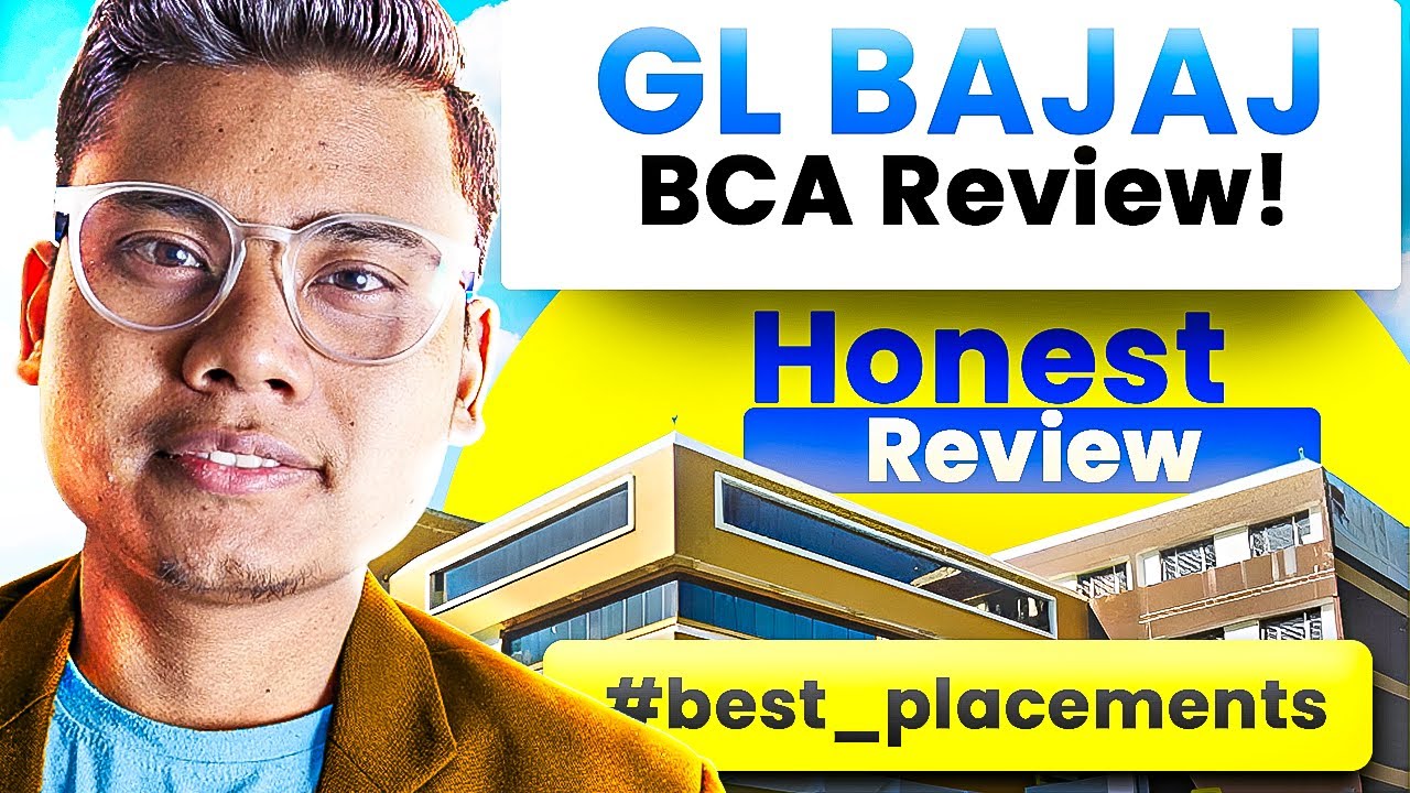 BCA at GL Bajaj review 2025 | Best Placements 🤑 Top BCA Colleges in Greater Noida