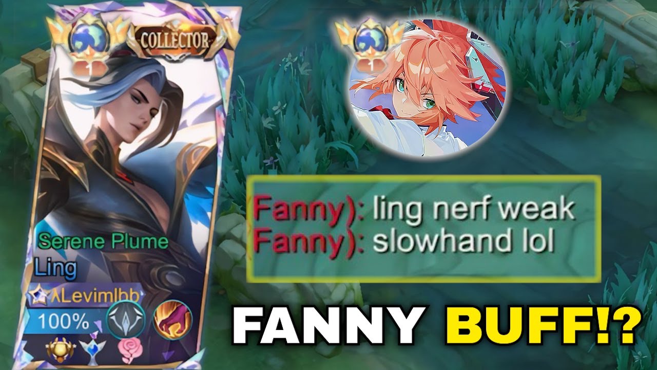 LING NERF VS PRO FANNY AFTER BUFF (INTENSE MATCH)! | LING FASTHAND GAMEPLAY BEST BUILD & EMBLEM 2024