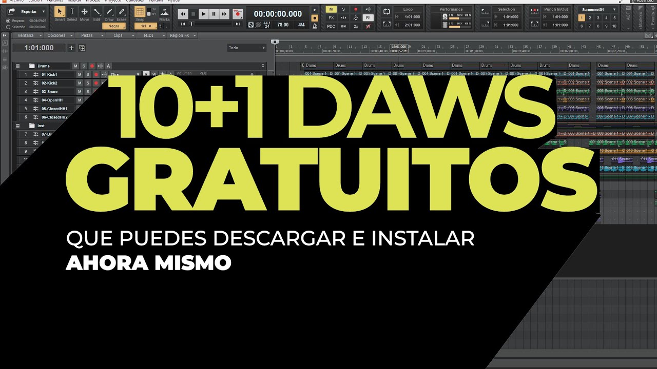 DAW GRATIS 🚀 10+1 DAWS gratuitos para PC / Windows | Mac | Linux [32 / 64 bits]