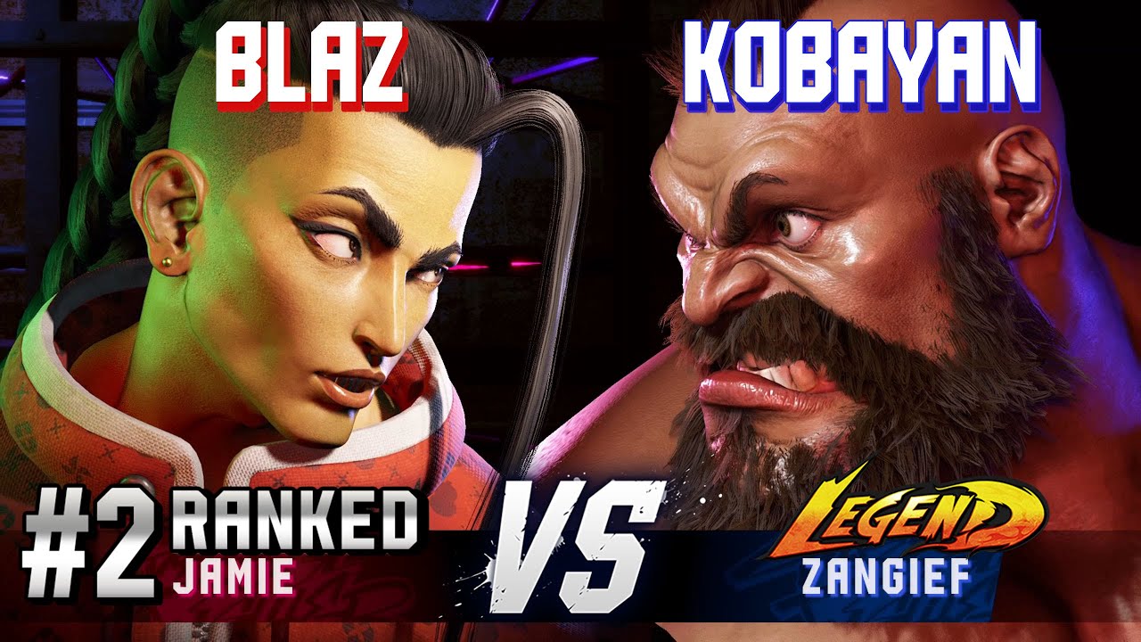 SF6 ▰ BLAZ (#2 Ranked Jamie) vs KOBAYAN (Zangief) ▰ High Level Gameplay