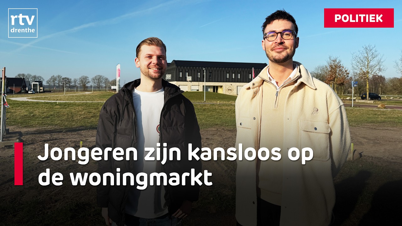 Remco (27) en Christian (31) bouwen hun eigen wijk in Borger | Drenthe Kiest | RTV Drenthe