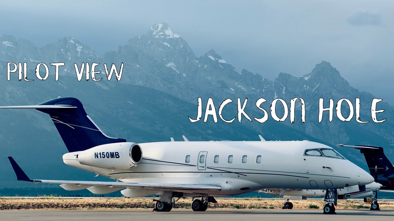 4K | Pilot's View | Jackson Hole
