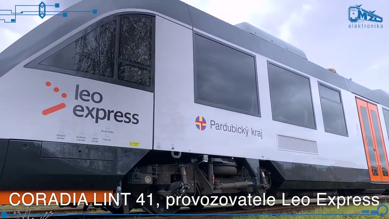 Představení jednotky CORADIA LINT 41 ČMŽO-elektronika