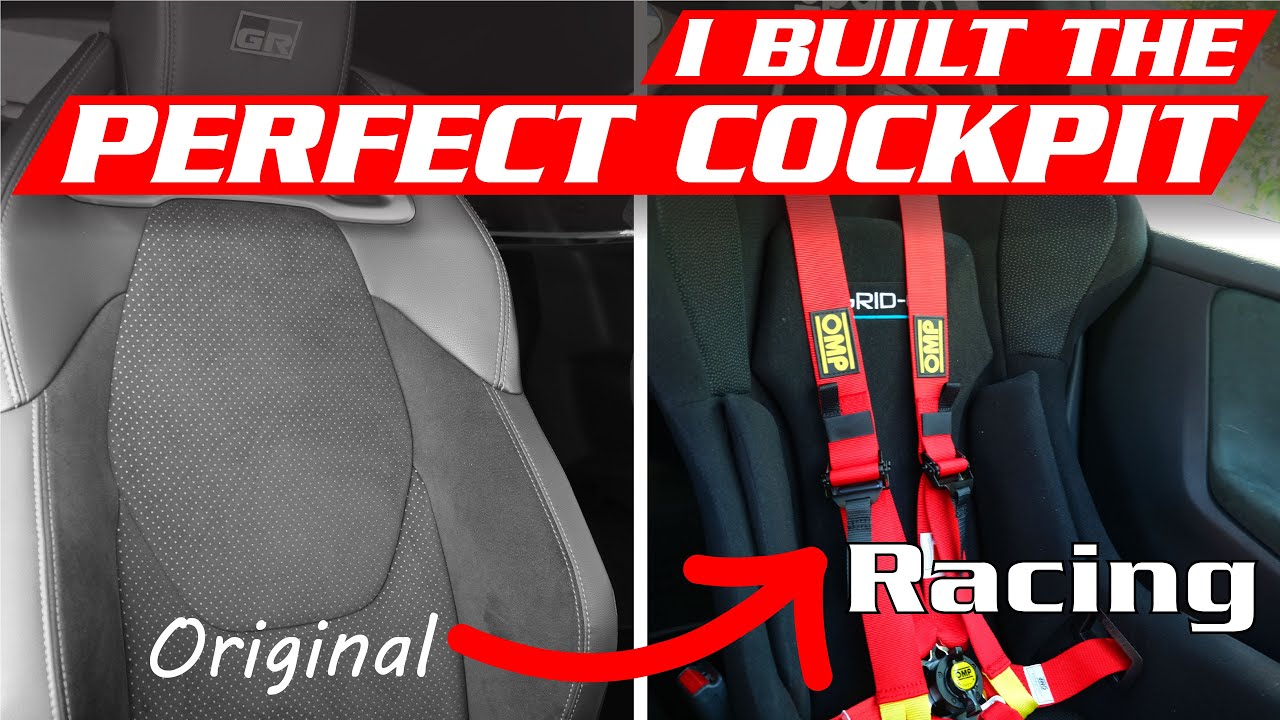 Installing RACING SEATS and HARNESSES - GR Yaris Project