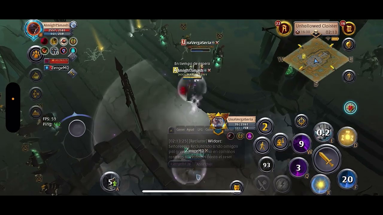 AlmigthSmash Diveo En Wb Cloister Funny Moments. AlbionOnline
