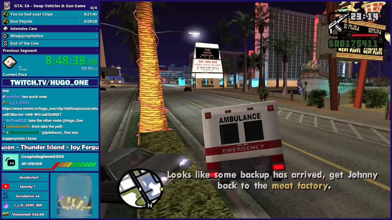 GTA San Andreas Swap Vehicles on Impact & Gun Game All Missions Speedrun Part 3