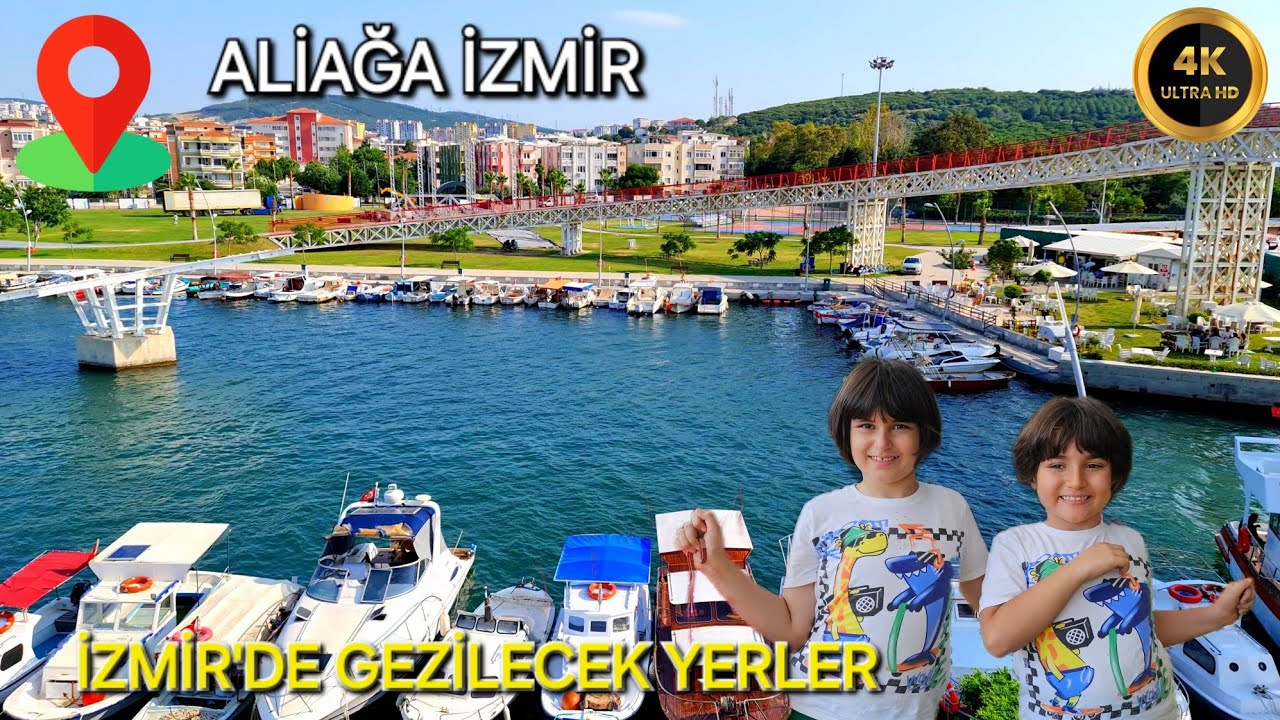 ALİAĞA GEZİSİ - YEMYEŞİL PARKLARI İLE ALİAGA KORDONU GEZDİK - 4K (İZMİR)