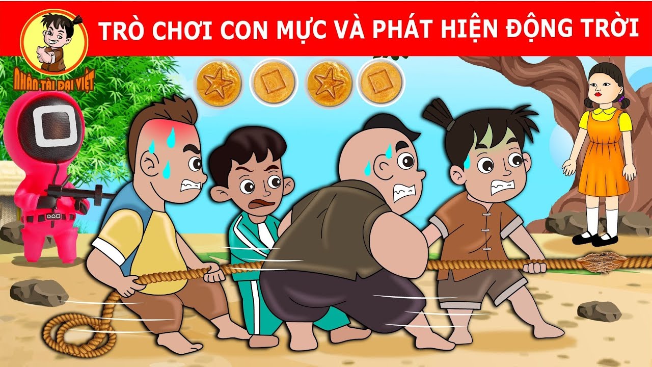 Trò Chơi Con Mực Và Phát Hiện Động Trời - Phim hoạt hình - Nhân Tài Đại Việt  - QUÀ TẶNG CUỘC SỐNG