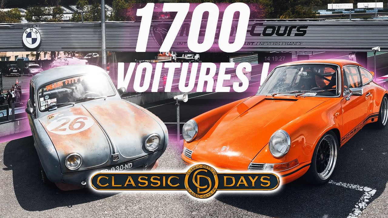 1700 voitures à Magny Cours ! Classic Days 2023
