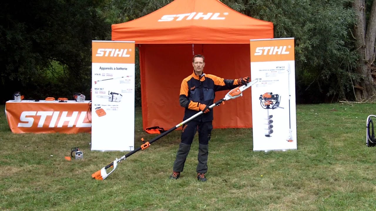 STIHL : Nouvelle perche d'élagage à batterie HTA 85