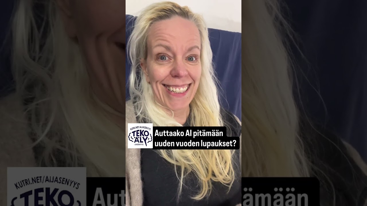 Voiko tekoäly auttaa pitämään uuden vuoden lupaukset?