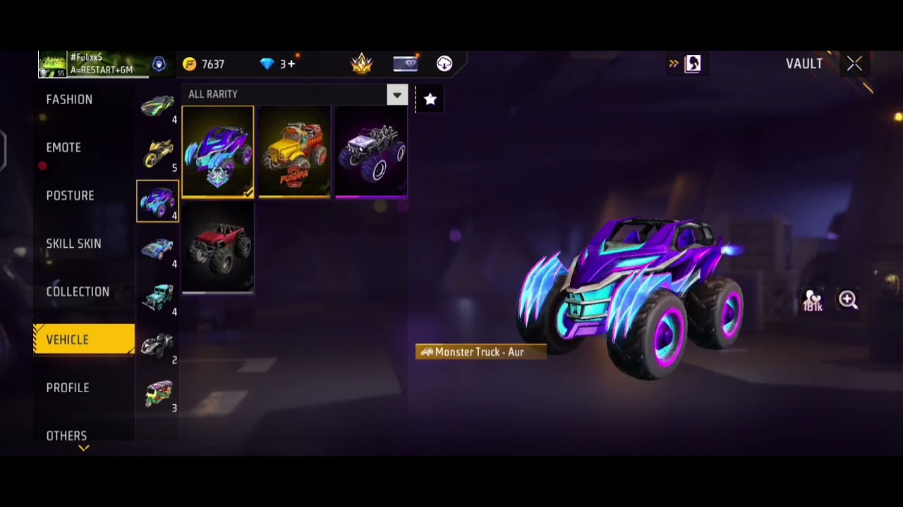 My collection reveal #free fire max