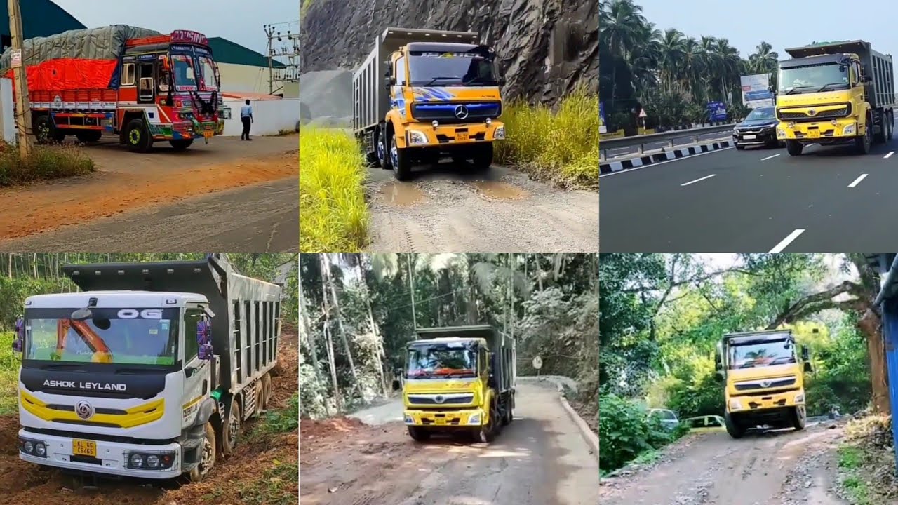 നാട്ടുക്കാരെ ഓടി വരണേ നാട്ടിൽ ലോറിയിറങ്ങിയേ - 10 wheel heavy tipper lorry Offroad | part 102 |